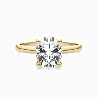 2.1 CT Oval Moissanite Solitaire Diamond Ring in 925 Sterling Silver- The ‘Elaina’ Ring