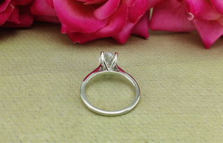 2.0 CT Oval Moissanite S Diamond Ring in 925 Sterling Silver- The ‘Trina’ Ring