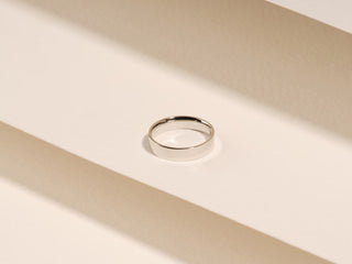 2mm-7mm Flat Plain Wedding Bands in 925 Sterling Silver