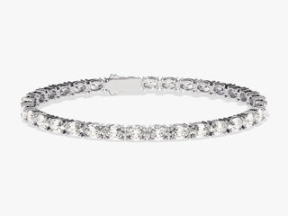 13.50 CT Unique Oval Tennis Moissanite Diamond Bracelet In 925 Sterling Silver